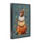 Stupell Industries Squirrel Atop Pumpkin Stack Framed Giclee Design by Elizabeth Tyndall